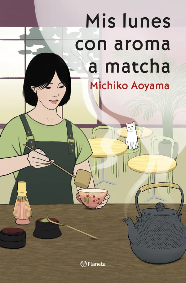 Portada de «Mis lunes con aroma a matcha», de Michiko Aoyama