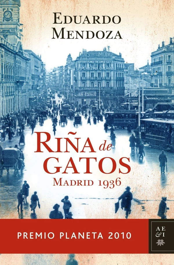 Portada de «Riña de gatos. Madrid 1936», de Eduardo Mendoza