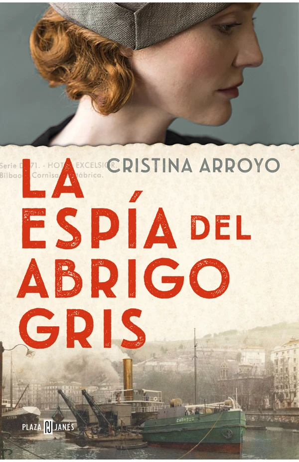 Portada de «La espía del abrigo gris», de Cristina Arroyo González