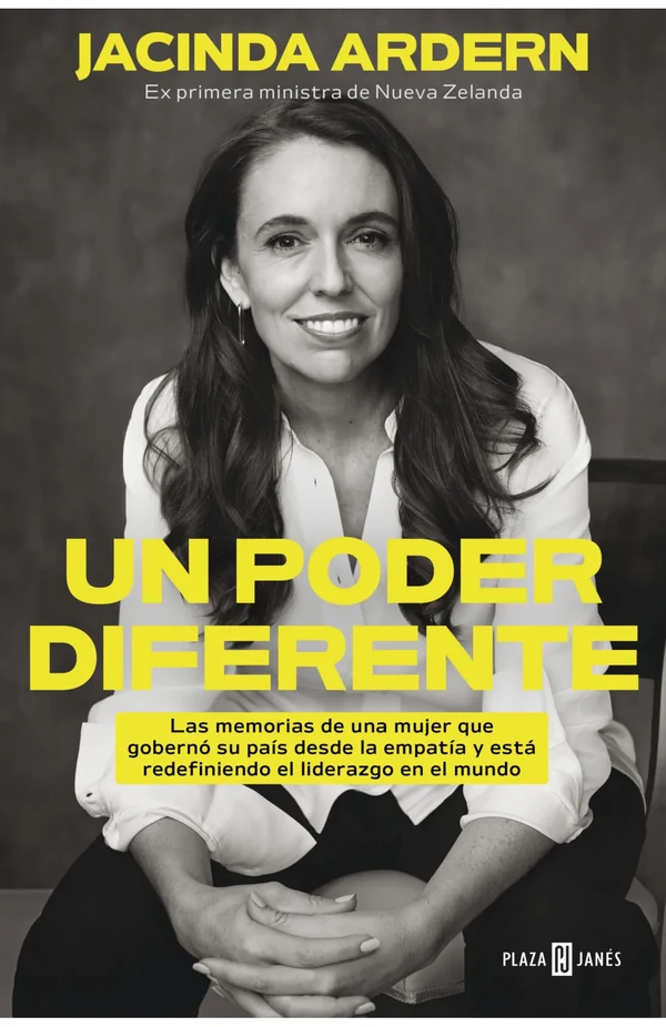Portada de «Un poder diferente», de Jacinda Ardern