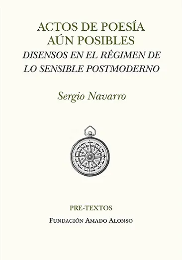 Portada de «Actos de poesía aún posibles», de Sergio Navarro