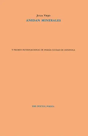 Portada de «Anidan minerales», de Julia Viejo
