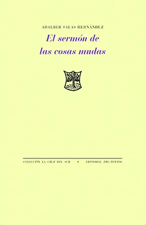 Portada de «El sermón de las cosas mudas», de Adalber Salas Hernández