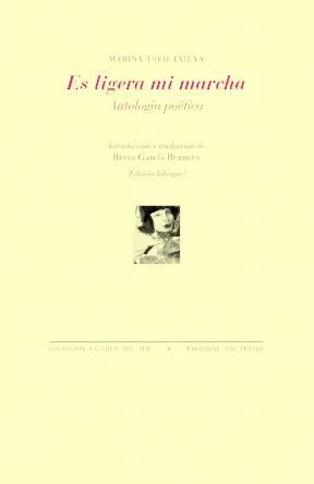 Portada de «Es ligera mi marcha. Antología poética», de Marina Tsvietáieva