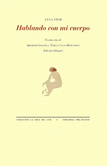Portada de «Hablando con mi cuerpo», de Anna Swir