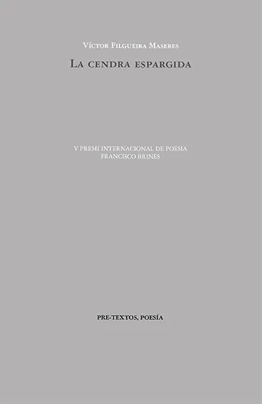 Portada de «La cendra espargida», de Víctor Filgueira Maseres