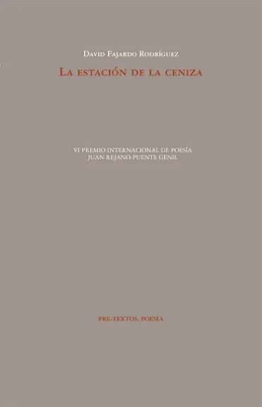 Portada de «La estación de la ceniza», de David Fajardo Rodríguez