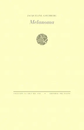 Portada de «Melanoma», de Jacqueline Goldberg