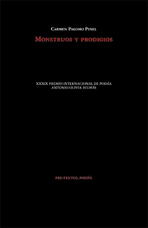 Portada de «Monstruos y prodigios», de Carmen Palomo Pinel