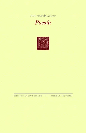 Portada de «Poesía», de Jomi García Ascot