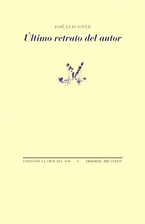 Portada de «Último retrato del autor», de José Luis Jover