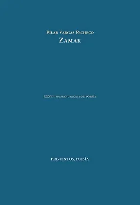 Portada de «Zamak», de Pilar Vargas Pacheco