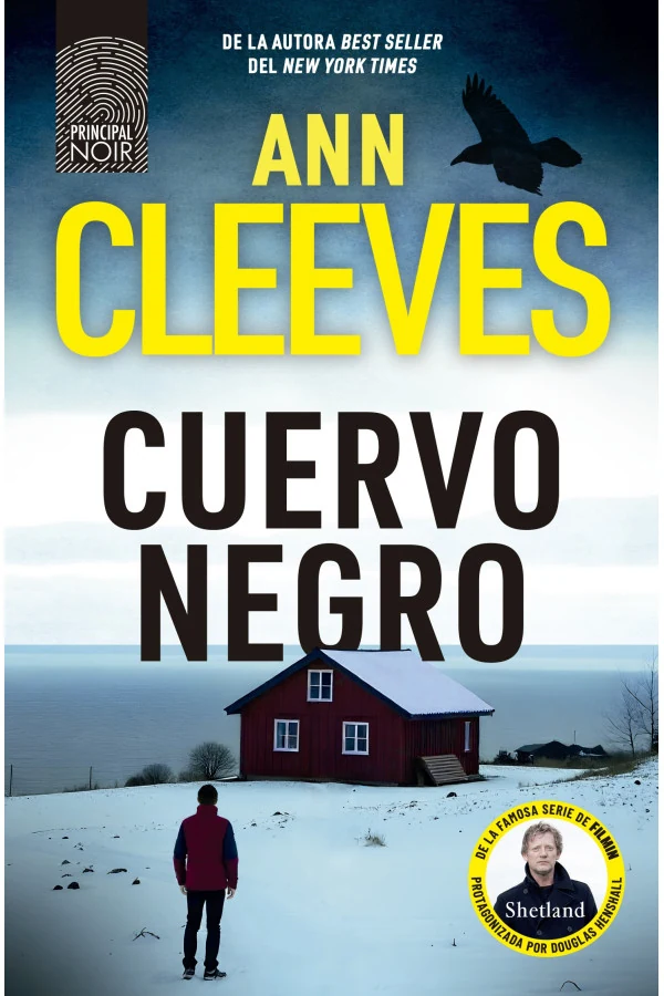 Portada de «Cuervo negro (ed. bolsillo)», de Ann Cleeves