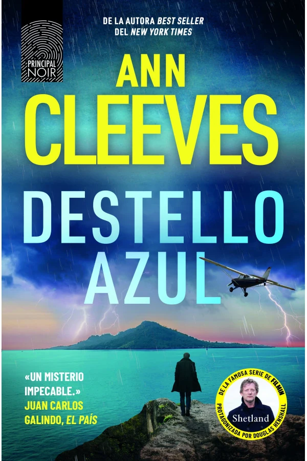 Portada de «Destello azul», de Ann Cleeves