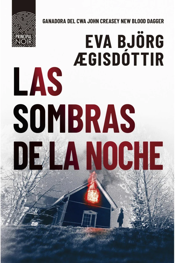 Portada de «Las sombras de la noche», de Eva Björg Ægisdóttir