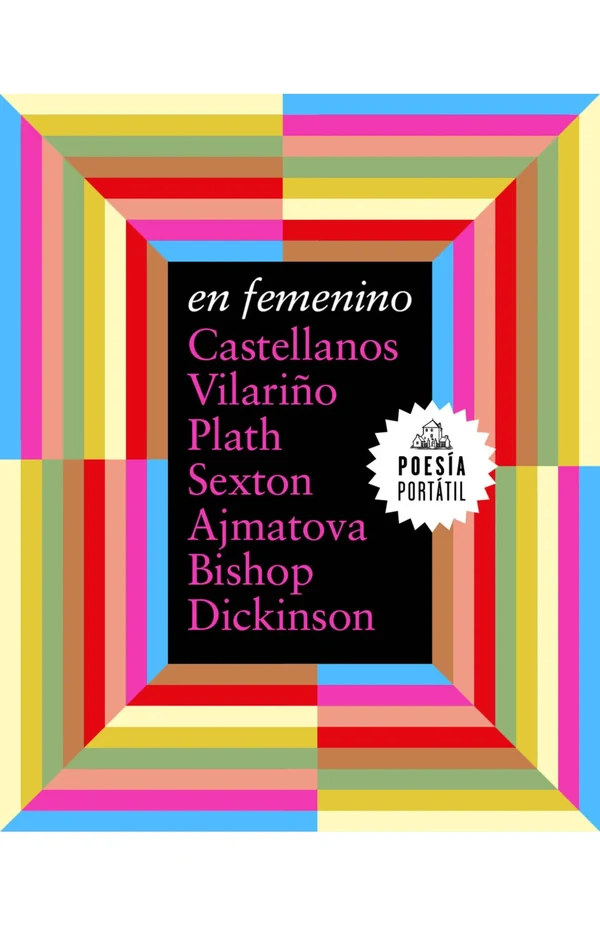 Portada de «Poesía portátil en femenino 2026», de Rosario Castellanos