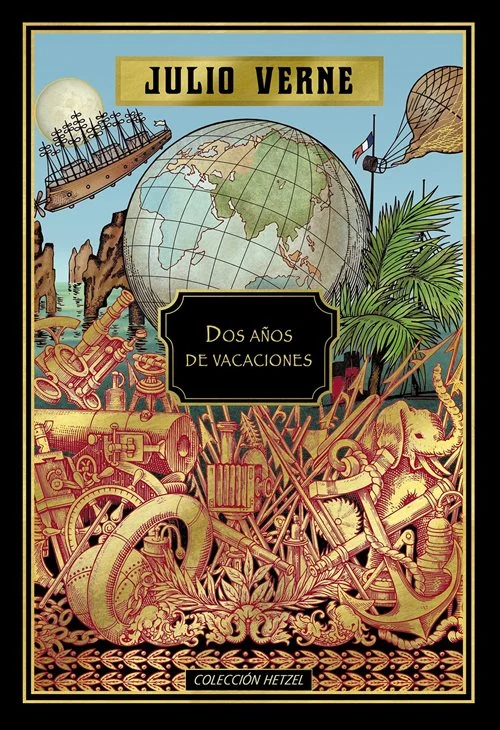 Portada de «Dos años de vacaciones», de Julio Verne
