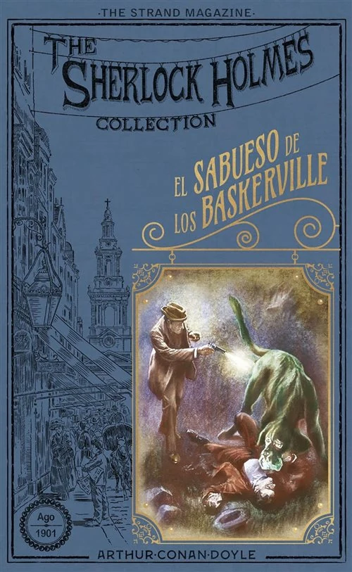 Portada de «El sabueso de los Baskerville», de Arthur Conan Doyle