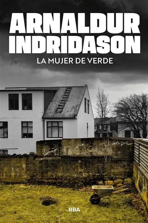 Portada de «La mujer de verde», de Arnaldur Indridason