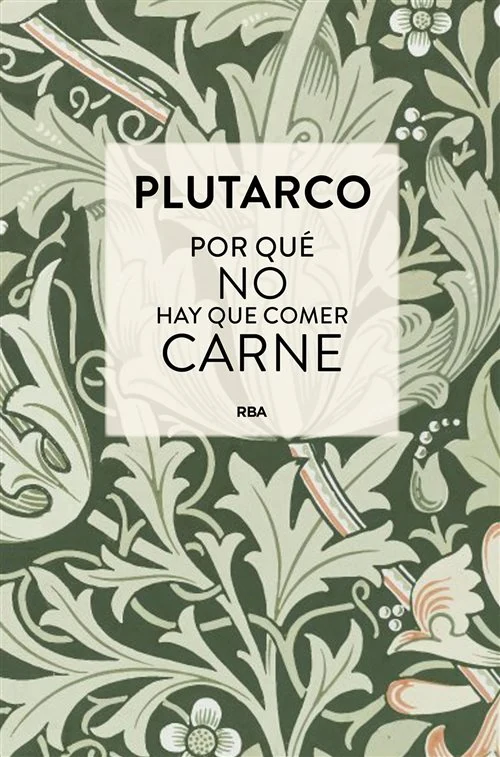 Portada de «Por qué no hay que comer carne», de Plutarco