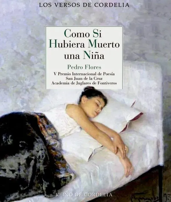 Portada de «Como si hubiera muerto una niña», de Pedro Flores