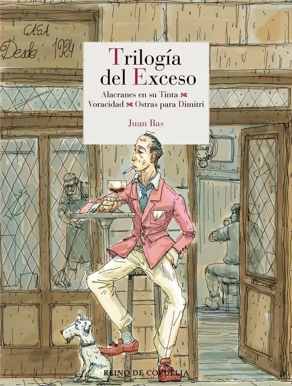 Portada de «Trilogía del exceso», de Juan Bas