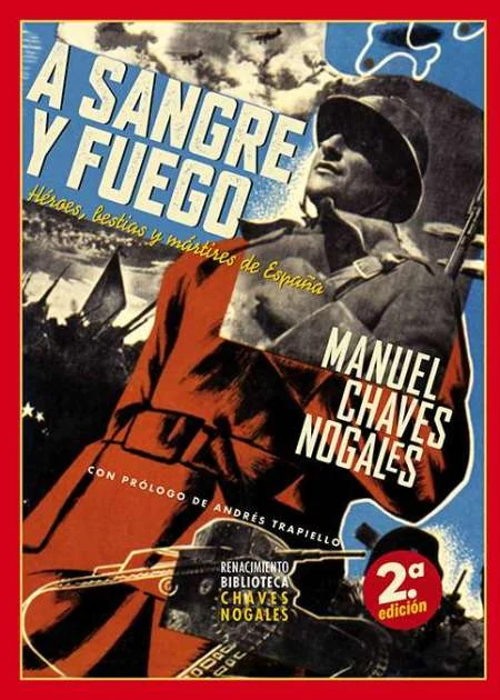 Portada de «A sangre y fuego», de Manuel Chaves Nogales