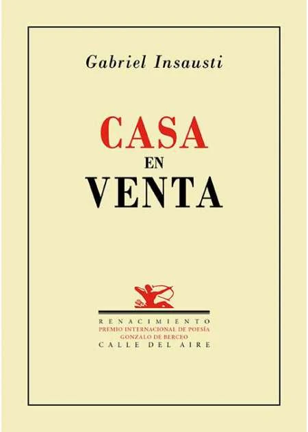 Portada de «Casa en venta», de Gabriel Insausti
