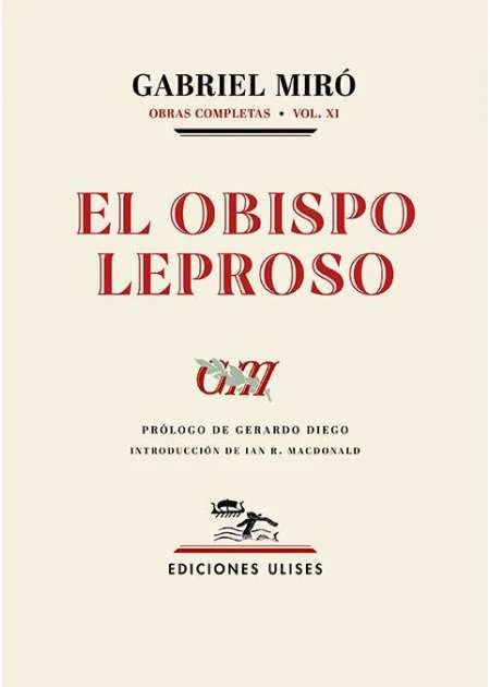 Portada de «El obispo leproso», de Gabriel Miró