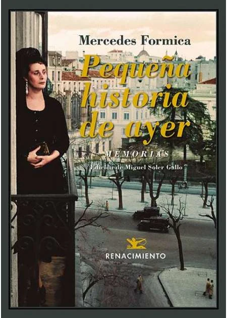 Portada de «Pequeña historia de ayer», de Mercedes Formica