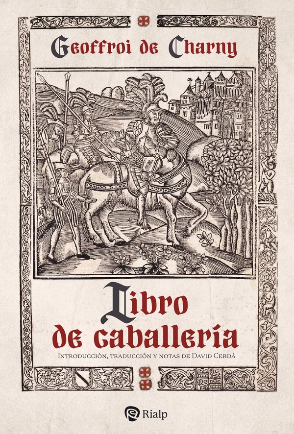 Portada de «Libro de caballería», de Geoffroi de Charny, David Cerdá García