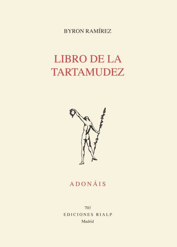 Portada de «Libro de la tartamudez», de Byron Ramírez
