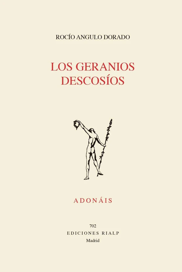 Portada de «Los geranios descosíos», de Rocío Angulo Dorado