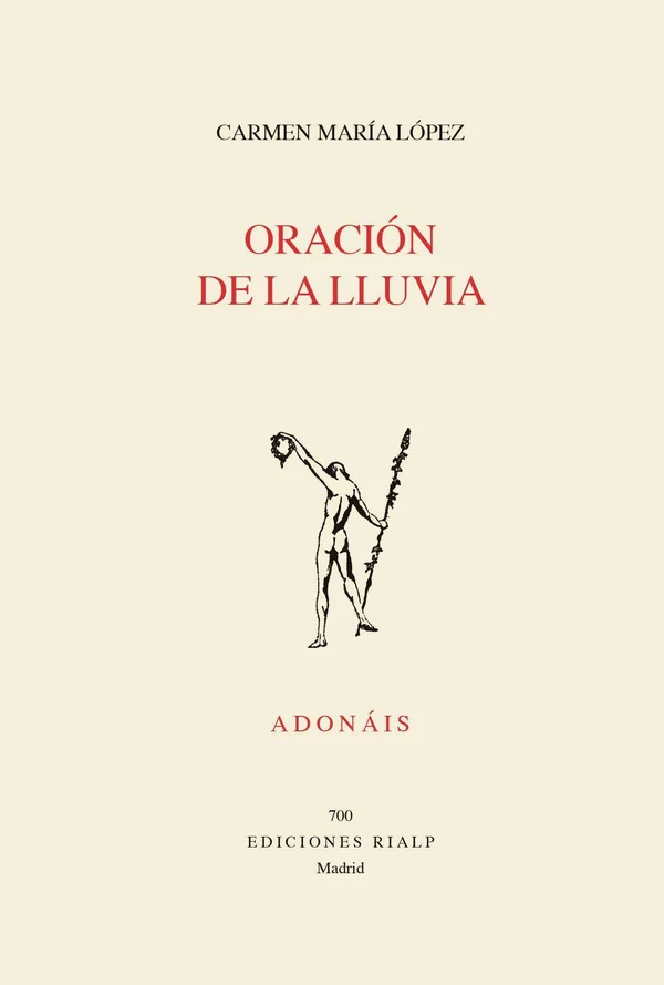 Portada de «Oración de la lluvia», de Carmen María López