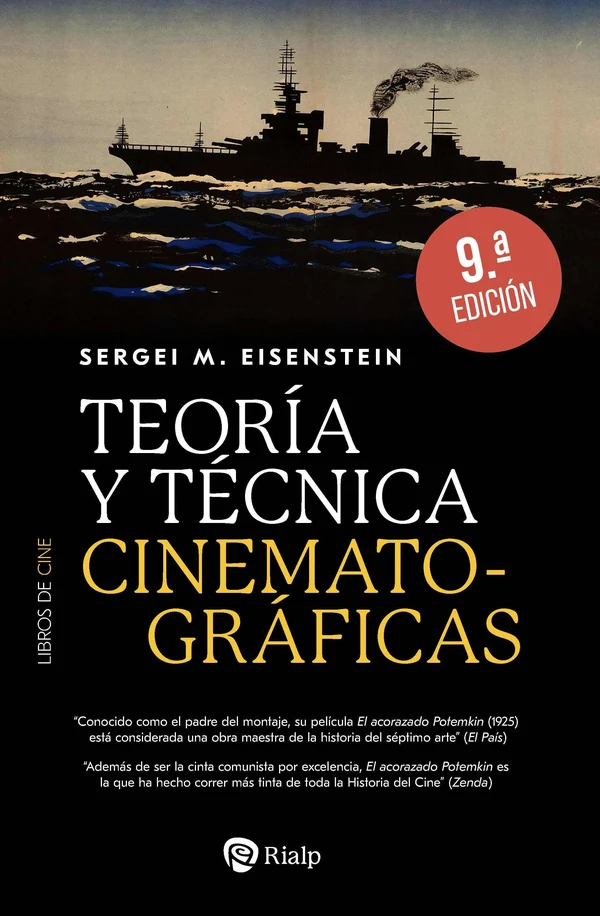 Portada de «Teoría y técnica cinematográficas», de Sergei M. Eisenstein