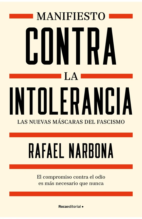 Portada de «Manifiesto contra la intolerancia», de Rafael Narbona