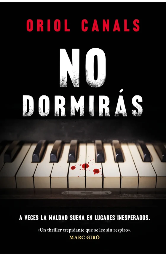 Portada de «No dormirás», de Oriol Canals