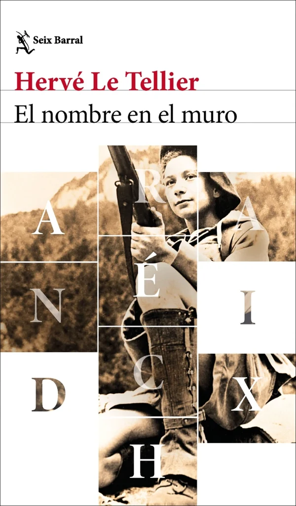 Portada de «El nombre en el muro», de Hervé Le Tellier
