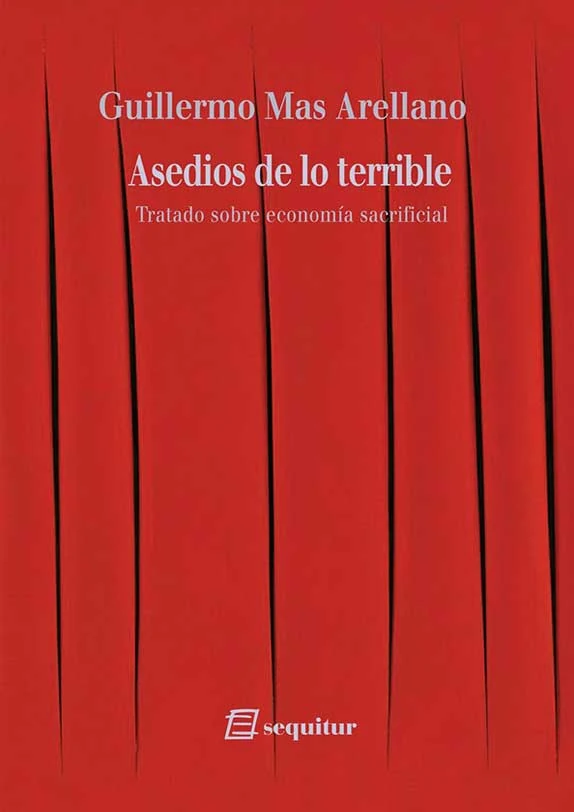 Portada de «Asedios de lo terrible», de Guillermo Mas Arellano