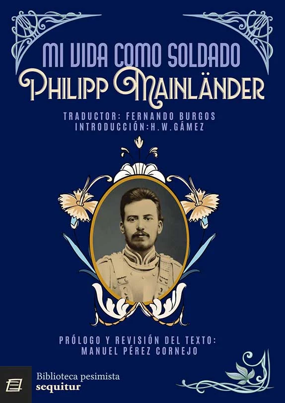 Portada de «Mi vida como soldado», de Philipp Mainländer