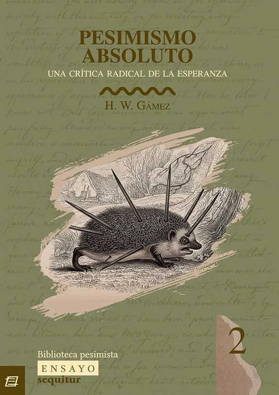 Portada de «Pesimismo absoluto», de H. W. Gámez