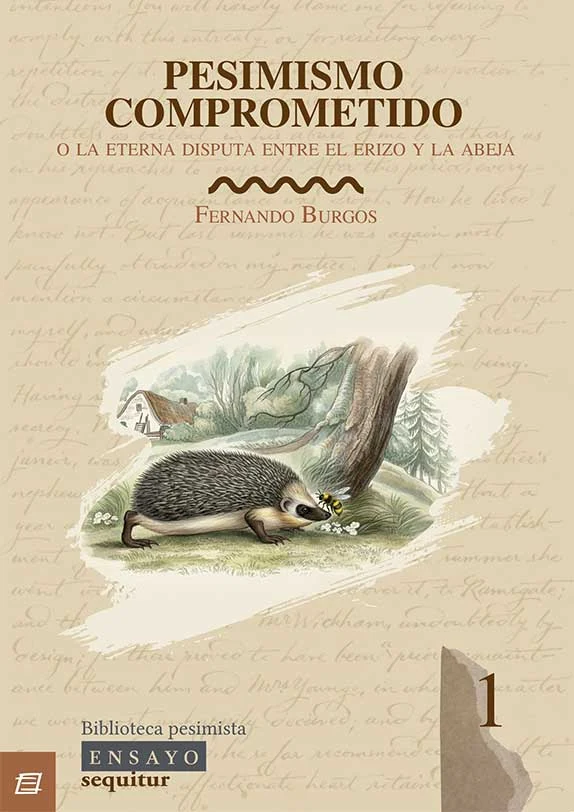 Portada de «Pesimismo comprometido», de Fernando Burgos