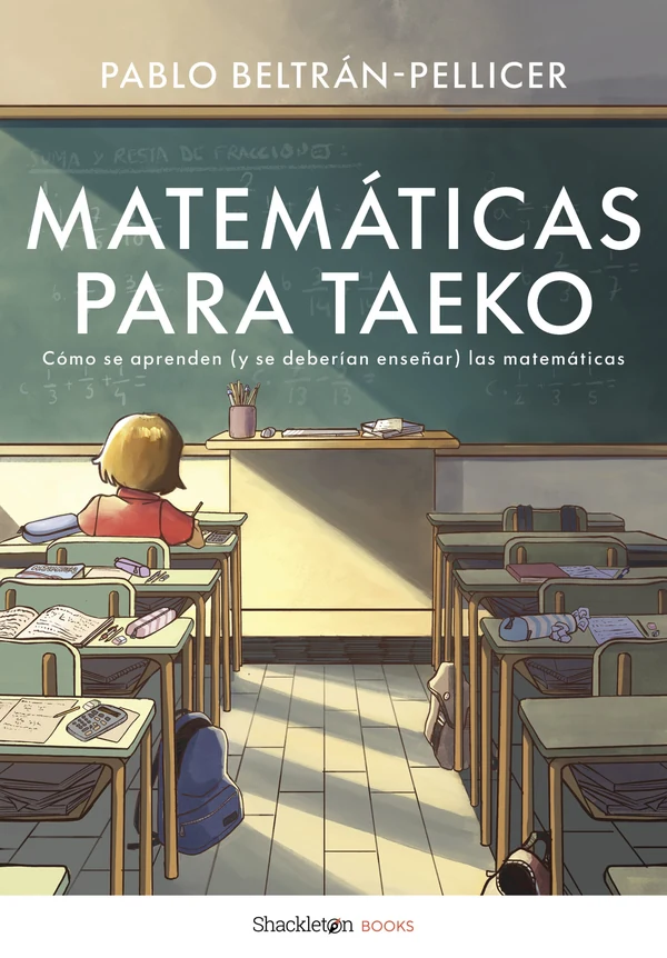 Portada de «Matemáticas para Taeko», de Pablo Beltrán-Pellicer