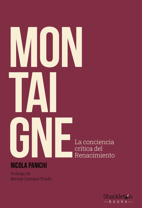 Portada de «Montaigne», de Nicola Panichi