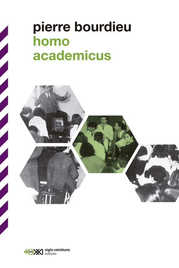 Portada de «Homo academicus», de Pierre Bourdieu