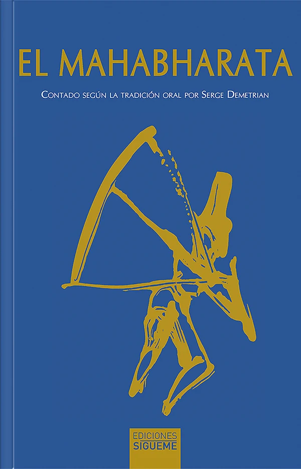 Portada de «El Mahabharata», de Serge Demetrian