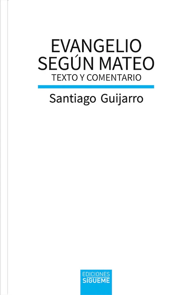 Portada de «Evangelio según Mateo», de Santiago Guijarro