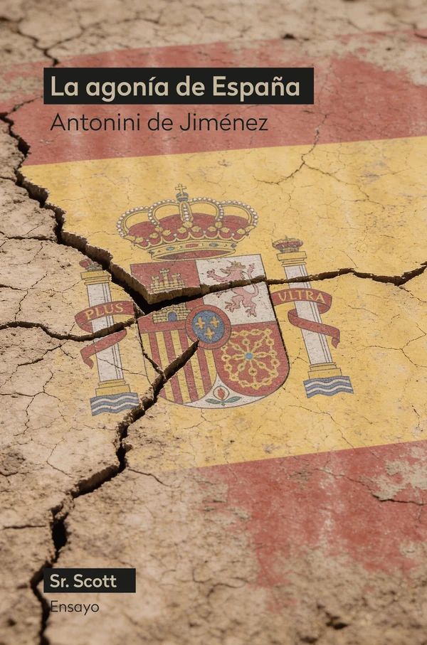 Portada de «La agonía de España», de Antonini de Jiménez