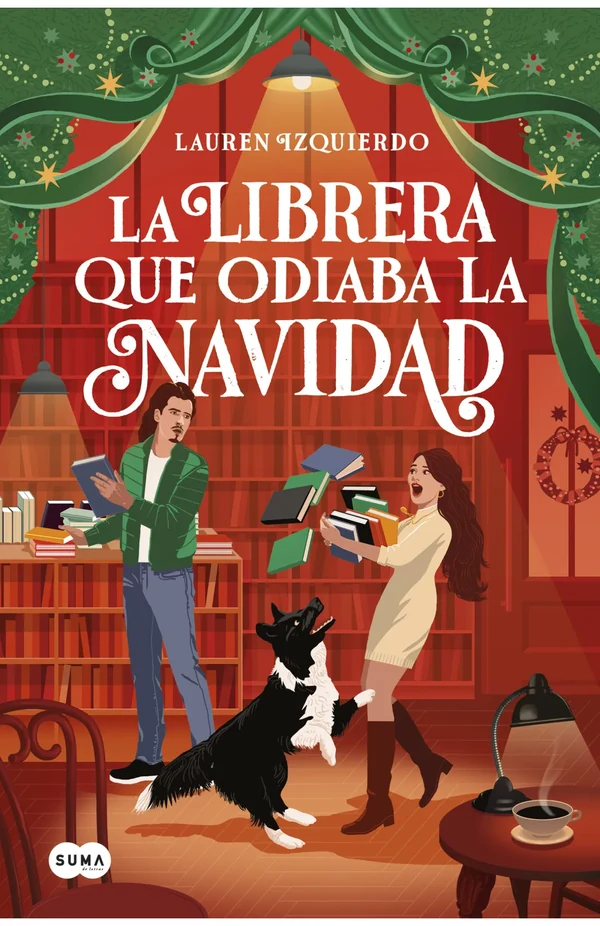 Portada de «La librera que odiaba la Navidad», de Lauren Izquierdo