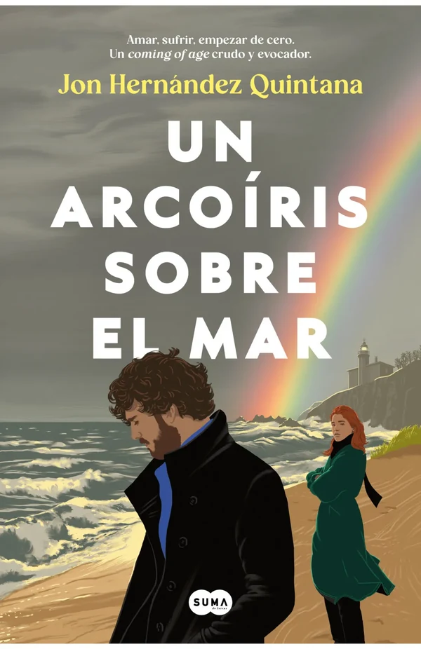 Portada de «Un arcoíris sobre el mar», de Jon Hernández Quintana
